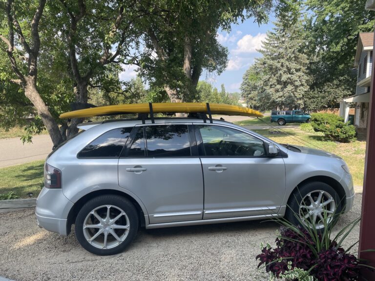 Paddle Board on Top of Car without Racks